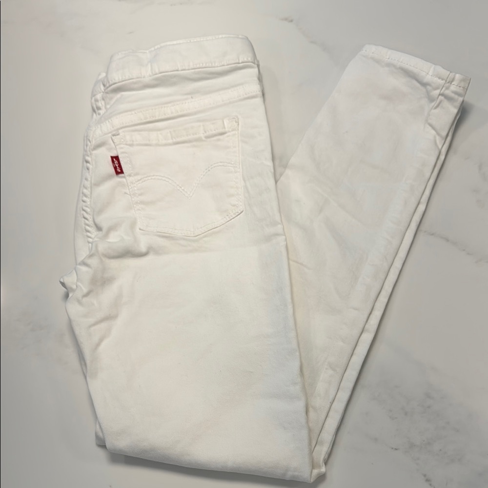 Levi's White Skinny Jean Leggings